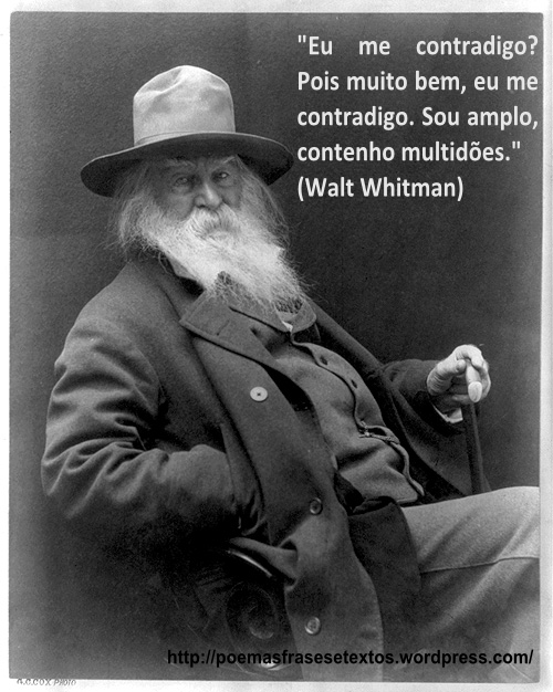 Poesias de Walt Whitman – trecho: Canção de mim mesmo | Poesias, frases e  textos